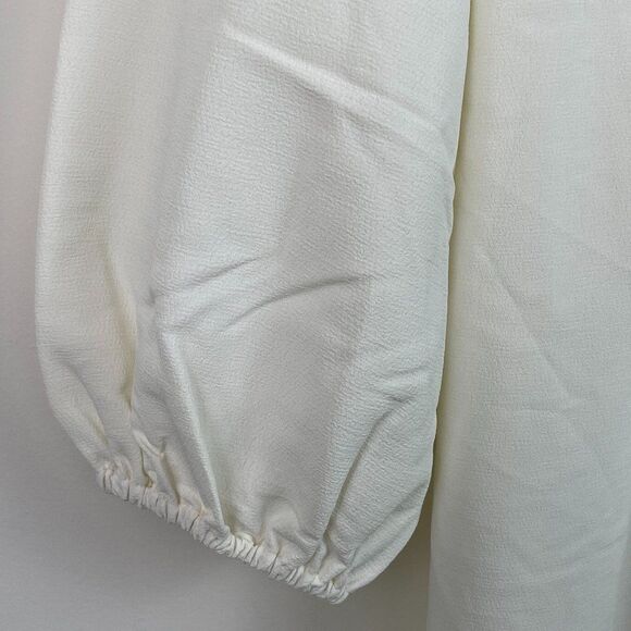 Hill House The Simone Slit Open Back Maxi Dress Coconut Milk Crepe Cream White M - Picture 7 of 13